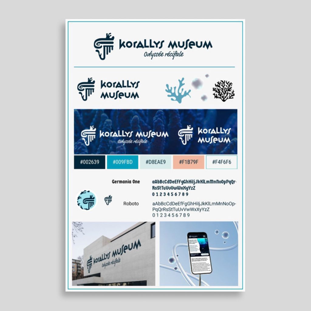 Brandboard Korallys Museum - Pixta communication
