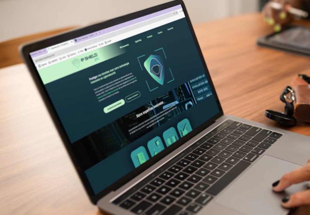 site web pour IP Shield Pro - Pixta communication