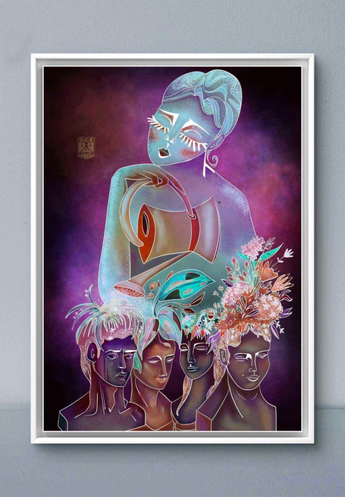 illustration "La gentillesse" - BlueHoyo