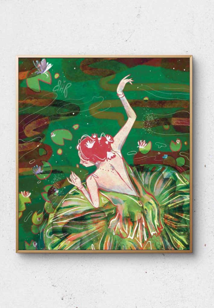 illustration "Floraison printanière" - BlueHoyo